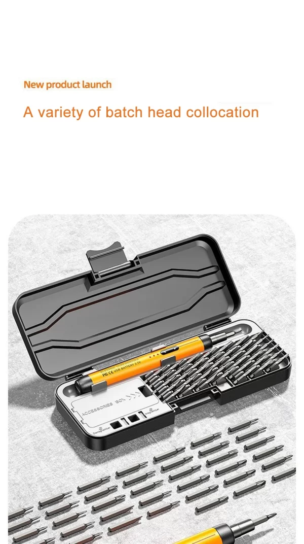 Electric Screwdriver Set Precision Power Tool Kit Rechargeable Wireless Mini Small Bits for Mobile Cell computer Repair CRV - Image 12