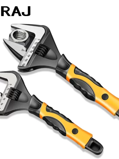 AIRAJ Adjustable Wrench Stainless Steel Universal Spanner Bathroom Wrench