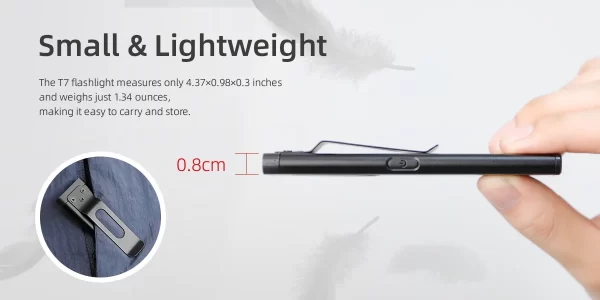 Warsun LED Keychain Flashlight USB-C Rechargeable 600Lm Portable Mini Torch Light Pocket Lantern - Image 13