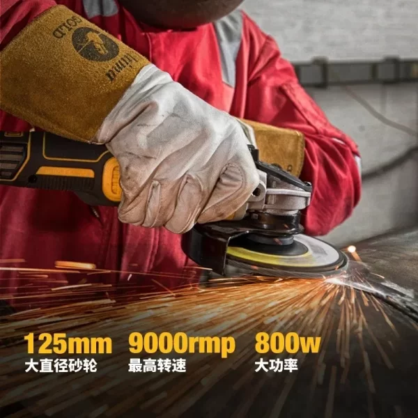 DEWALT DCG405 125mm flat head angle grinder bare machine tool 18V lithium battery - Image 2