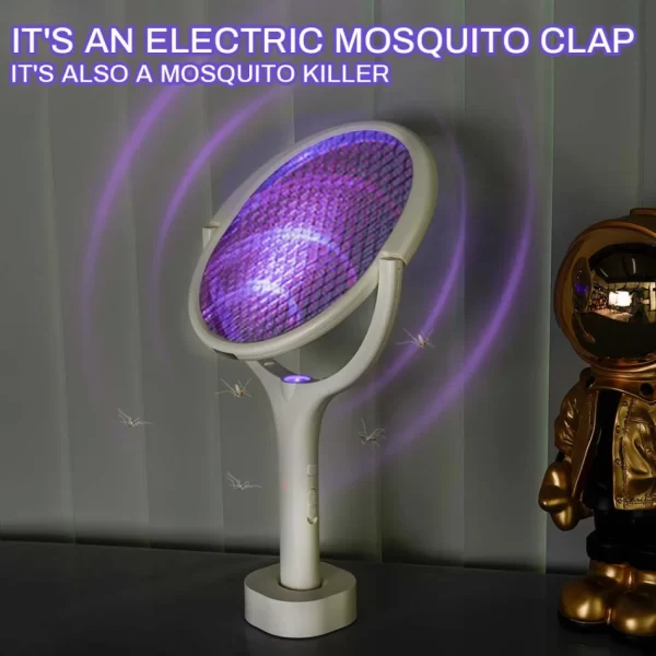 3500V 5in1 Mosquito Killer Lamp Multicunctional Angle Adjustable Bug Zapper Electric USB Rechargeable Mosquito Fly Bat Swatter - Image 10