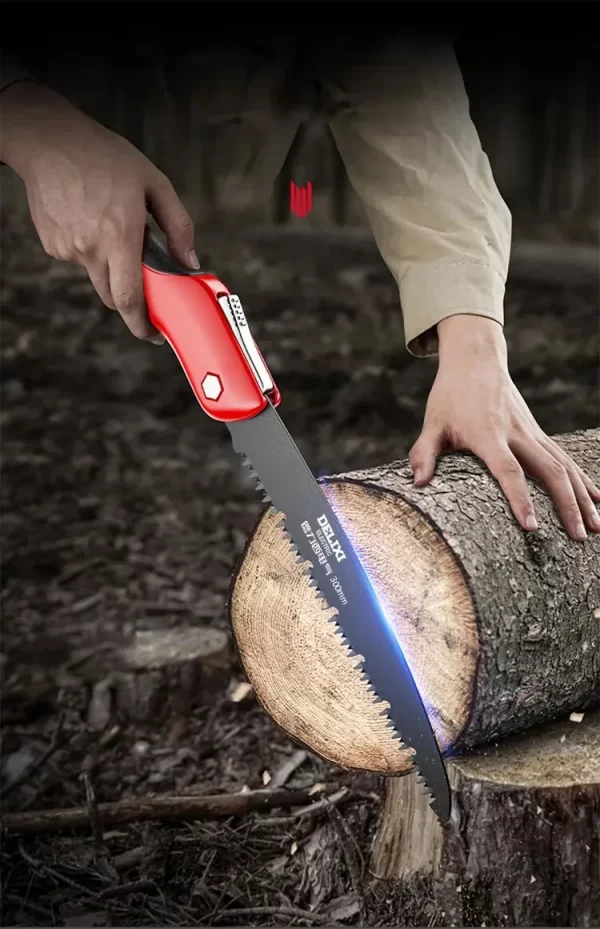 DELIXI ELECTRIC Folding Saw，SK5 steel One-button Folding Design - Image 11