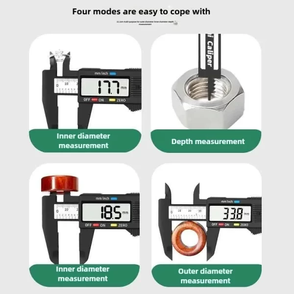 100/150mm Digital Caliper Vernier Caliper Gauge Measuring Tool - Image 5