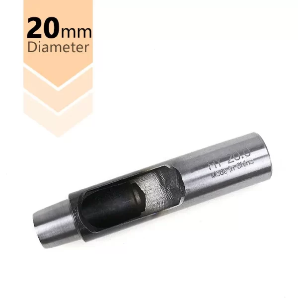 Round Punch Hollow Punch Steel Chisel Leather Puncher Cutting Tool for Belts, Metal Gaskets, Leather, Canvas (0.5mm To 60mm) - Image 7