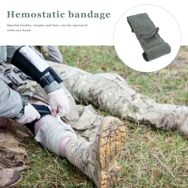 5/10PCS Israeli Bandage First Aid Trauma Hemostatic Bandage Kit Wound Traumatic Emergency Compression Bandages - Image 2