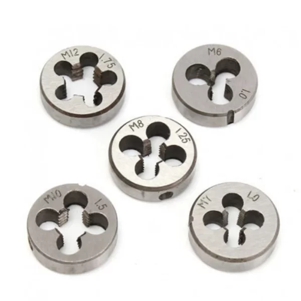 Multifunction Tap and Die Set 12/20Pcs M3-M12 Metric Screw Thread Plugs Hand Screw Taps Straight Taper Tapping and Thread Tools - Image 8