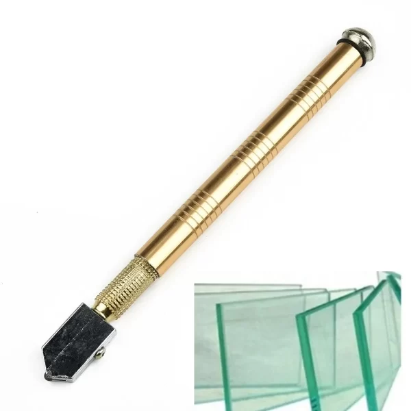 1pc Glass Cutter Diamond Cutter Cutting Tool Accessories Anti-Skid Handle175mm Suitable For Cutting Glass Diamonds And Minerals - Image 2