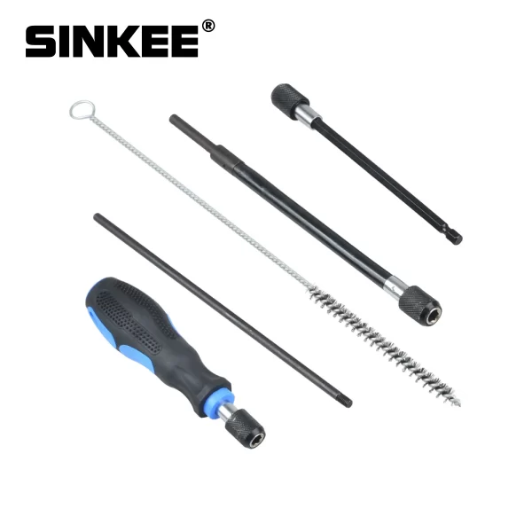 Universal Injector Seat Cleaning Set Cleaning Diesel Injectors cleaner Tool - Image 5