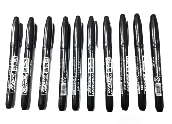 6 PCS Permanent Marker Pen Manga Drawing Markers Black Blue Red Waterproof - Image 16