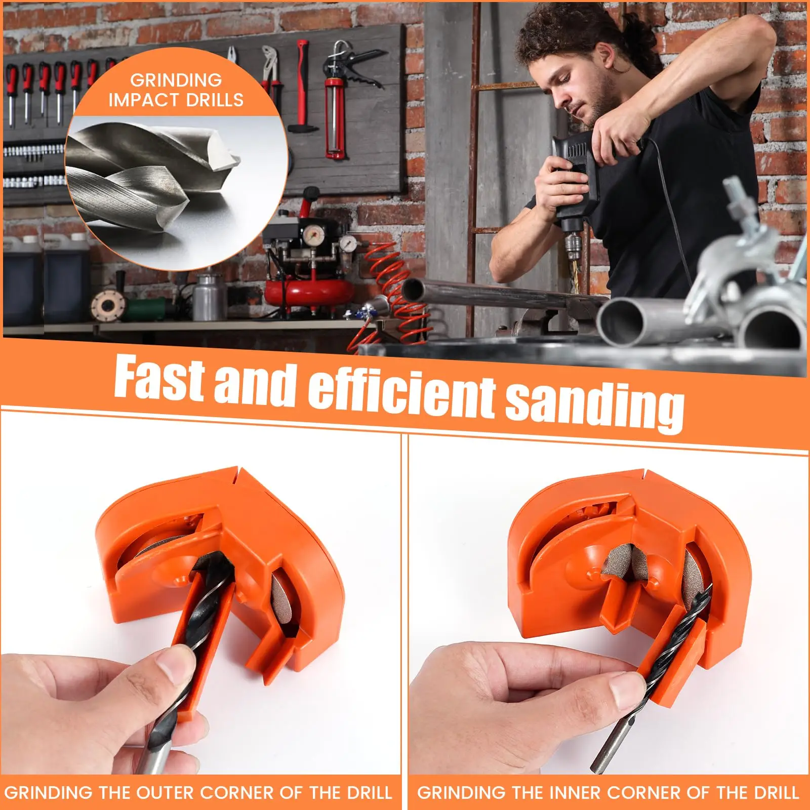 Multipurpose Drill Bit Grinding Sharpener ,Electric Impact Drill Knife Sharpener - Image 4