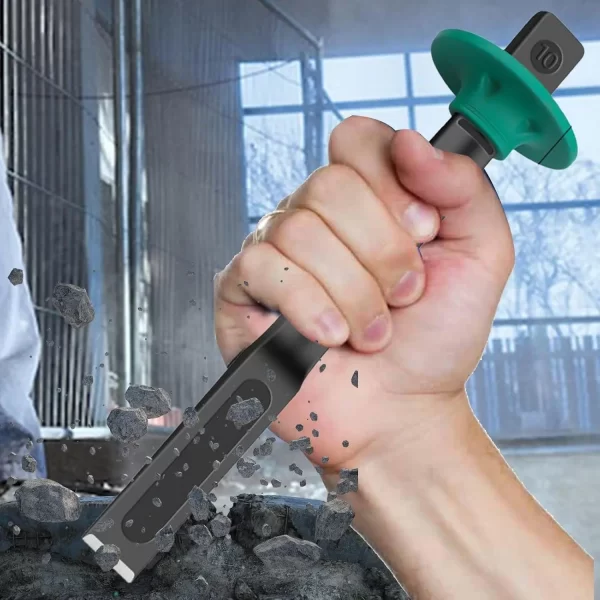 6/8/10/12 Inch Chrome Vanadium Steel Stone Flat Chisel With Hand Guard