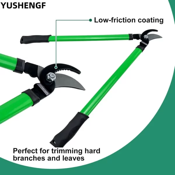 3pcs/set Garden Tools Set Lopper Pruning Shear Garden Scissors green Portable Pruning Shears - Image 4