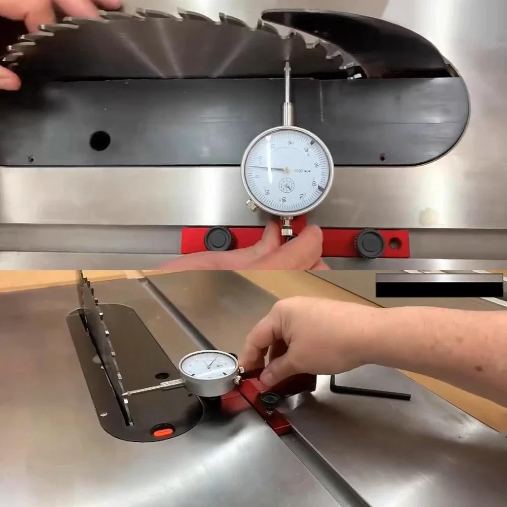 1Pc Table Saw Dial Gauge Corrector Aluminum Alloy For Saw Table Saw Blade Parallelism - Image 2