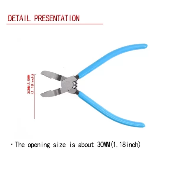 Multifunctional Diagonal Pliers Car Clip Pliers Car Rivet Tightening Pliers Wire Stripping - Image 5