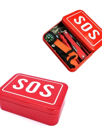 ZK50 SOS Outdoor Survival Emergency Tool for Wire Folding Compass Multi-Purpose Plier with Flashlight Fire Starter Whistle