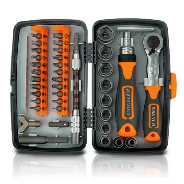 Multipurpose Tool Kit Hardware Tools Combination Wrenches Toolbox Hand Tool Sets - Image 10