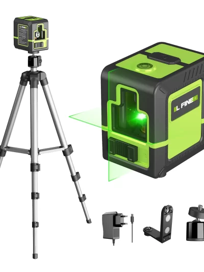 Lfine Laser Level 2 Lines Cross Green Level Laser Horizontal Vertical Nivel Laser automatic 360°Self-Leveling laser level Tools