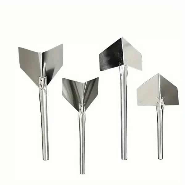 4Pcs Construction Tools Stainless Steel Putty Knife Drywall Scrapers Hand Tool Inside Outside Corner - Image 3