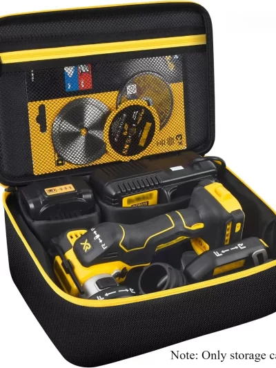 Compatible with DEWALT 20V MAX Cut Off Tool 3 in 1 Brushless (DCS438B), Storage bag case Carrying Holder Organizer (case only)