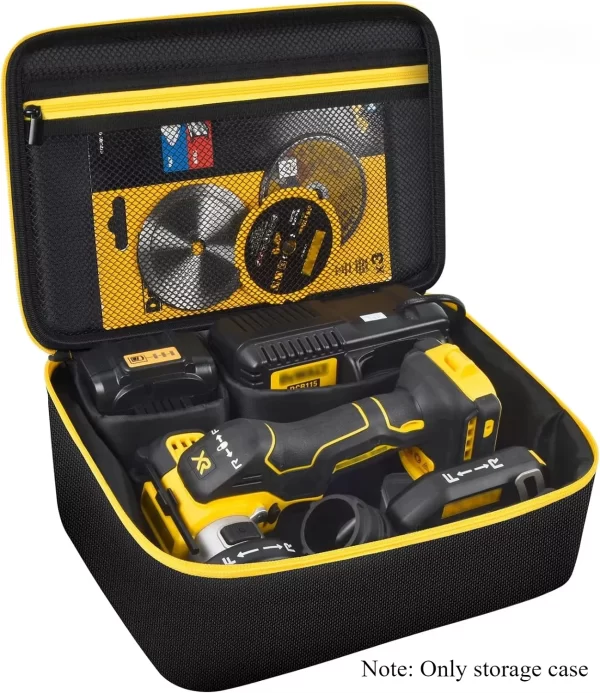 Compatible with DEWALT 20V MAX Cut Off Tool 3 in 1 Brushless (DCS438B), Storage bag case Carrying Holder Organizer (case only)