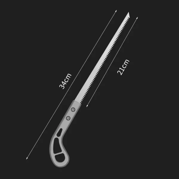 Handsaw Garden Saw SK5 Steel Saw Tools W/ Wooden Handle - Image 2