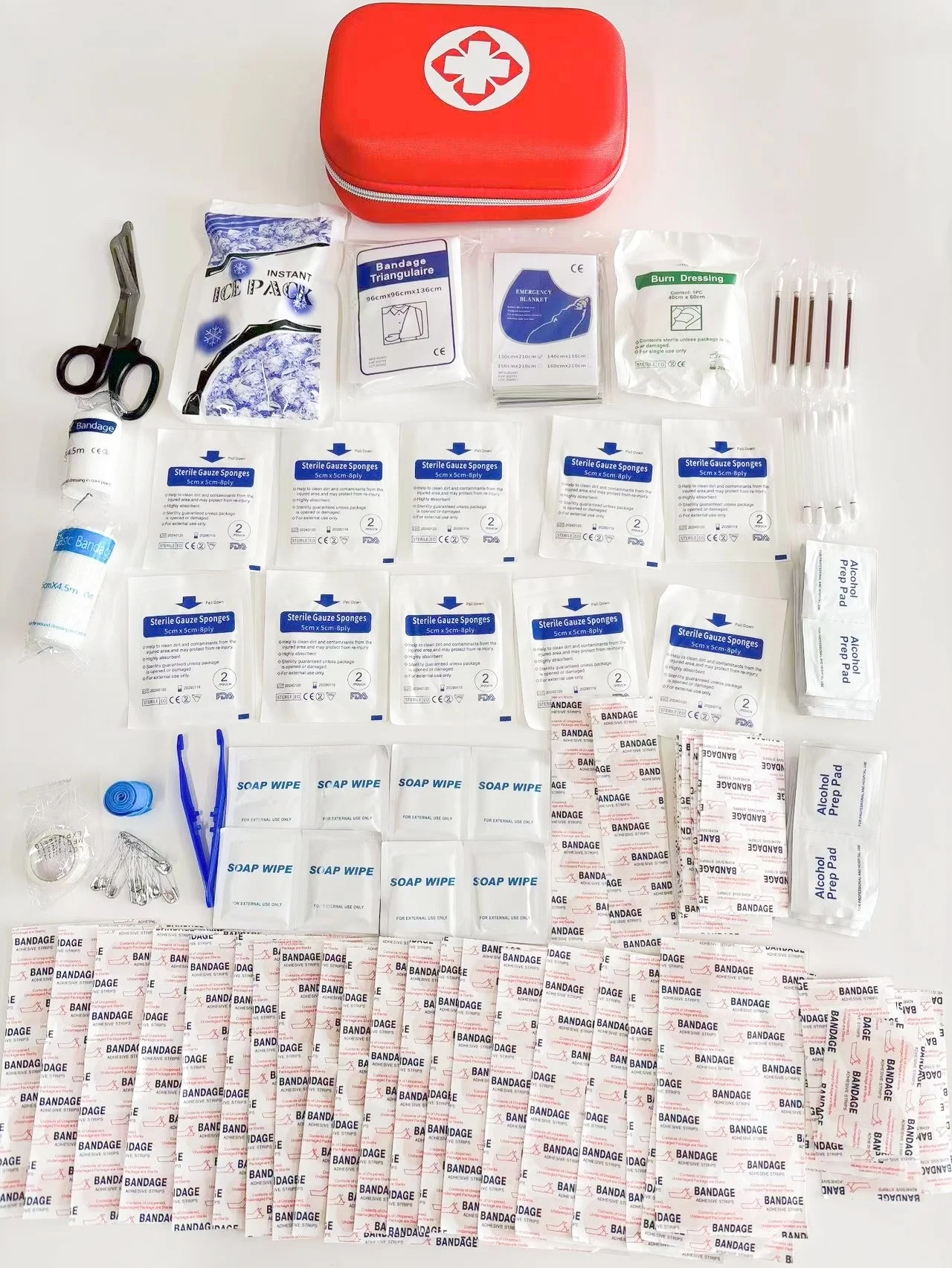 Portable Emergency Medical First Aid Bag Kit - Image 17