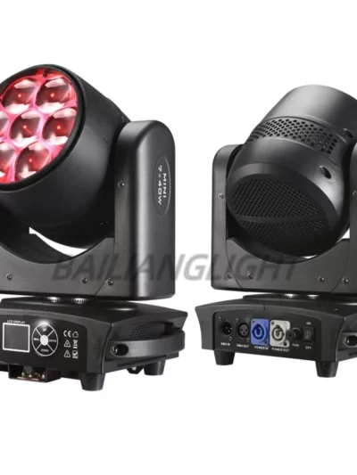 7x40W 4 in1 RGBW Bee Eye  LED Beam + Wash  Zoom testa mobile DMX per NightClub Dj Disco Party Bar Stage Lighting