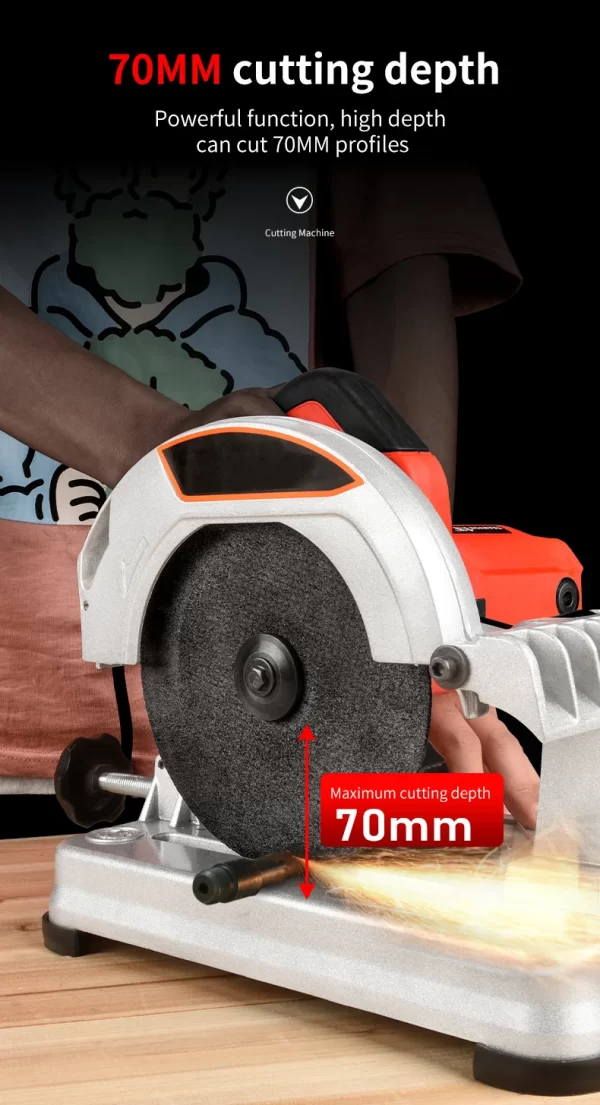 Mini Profile Cutting Machine 0-45 Degrees Table Cutter Mini Electric Saw Table Saw for Cutting Metal - Image 18