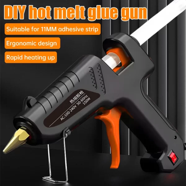 Hot Melt Glue Gun 11mm Glue Sticks Industrial DIY Electrothermal Glue Gun