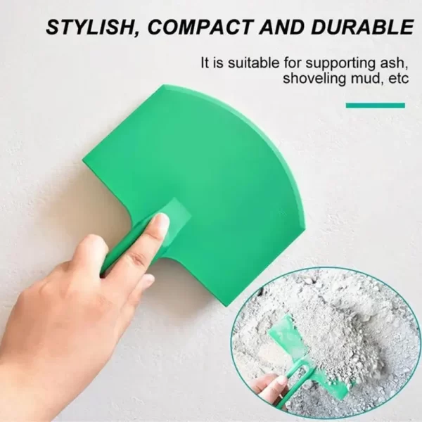 1/2Pcs Curved Bucket Scoop Scraper Spackle Paint Putty Knife Drywall Finishing Plaster Scraping - Image 10