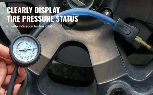 SucceBuy Tire Inflator Compressor 6-10 CFM Heavy Duty Air Compressor Dual-Cylinder 150PSI Air Pump - Image 11
