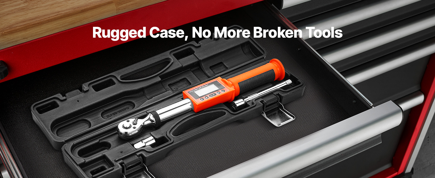 VEVOR Digital Torque Wrench 72-Tooth ±2% High Accuracy Electronic Torque Wrench Preset Value Buzzer - Image 16