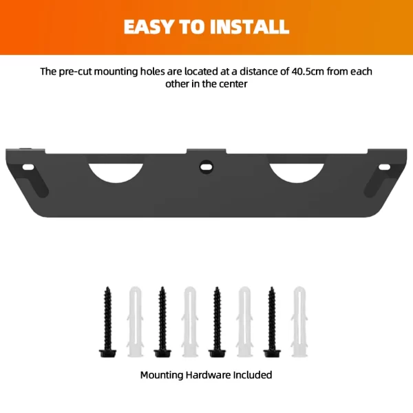 Angle Grinder Holder Metal Angle Grinder Rack with Cord Hanger Wall Mount Bracket - Image 3