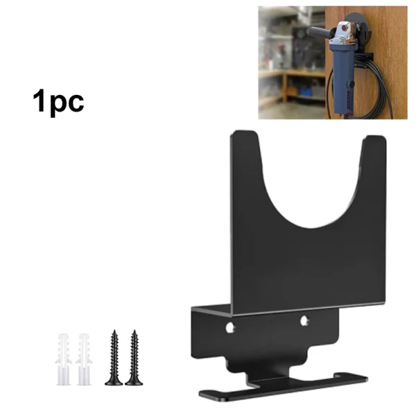 Angle Grinder Holder Metal Angle Grinder Rack with Cord Hanger Wall Mount Bracket - Image 7