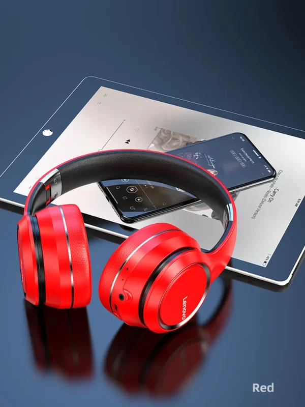 Lenovo HD200 Bluetooth Earphones Over-ear Foldable Computer Wireless Headphones Noise Cancellation HIFI Stereo Gaming Headset - Image 20