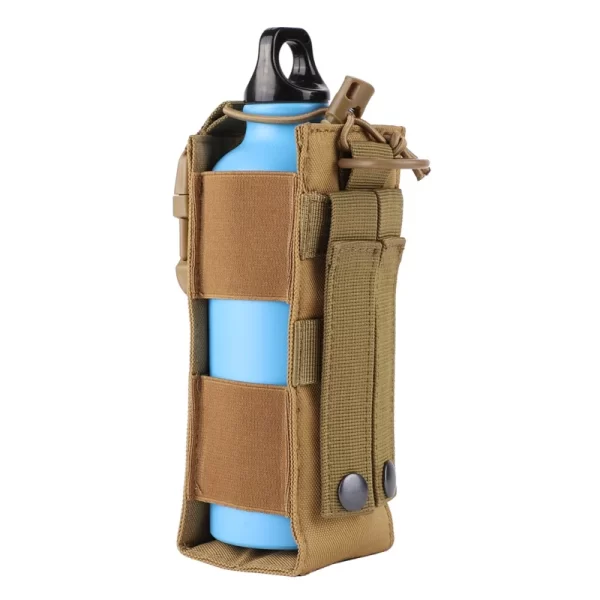 Molle Water Bottle Holster Pouch Canteen Kettle Holder EDC Tool Waist Bag - Image 14