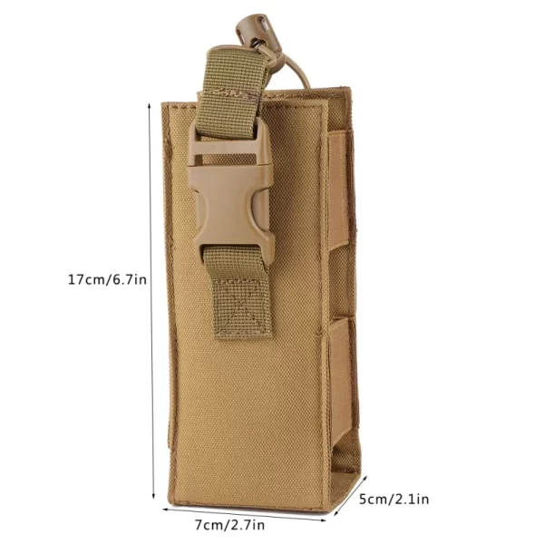 Molle Water Bottle Holster Pouch Canteen Kettle Holder EDC Tool Waist Bag - Image 12