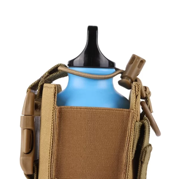 Molle Water Bottle Holster Pouch Canteen Kettle Holder EDC Tool Waist Bag - Image 15