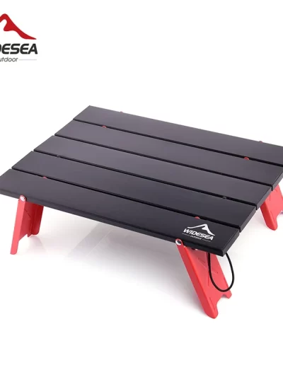 Widesea Camping Mini Portable Foldable Table Ultra Light Folding Computer Bed Desk