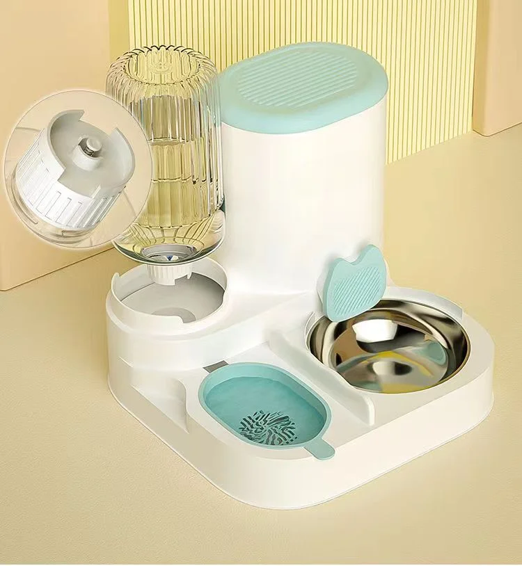 Cat bowl automatic feeder for cats, dogs, pets, water dispensers, integrated cat bowl, cat food basin, dogs, eating, drinking wa - Image 20
