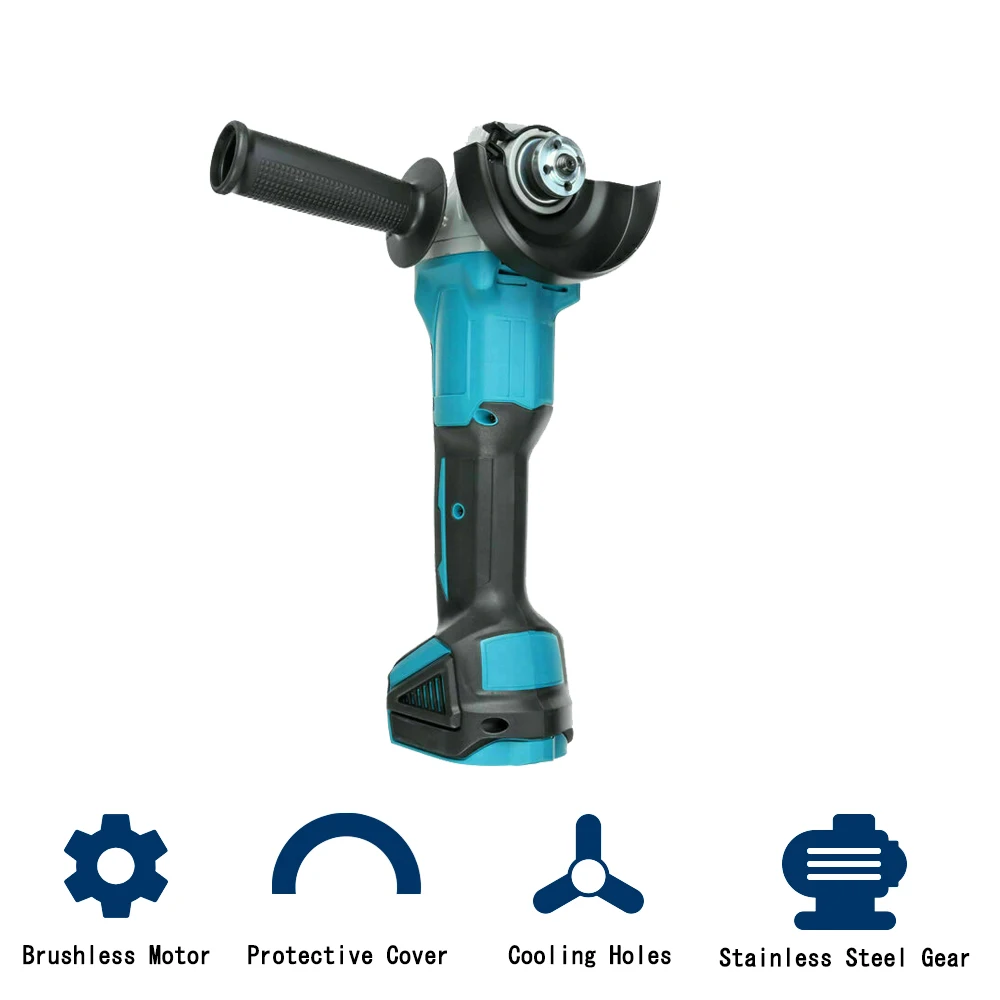 125mm Brushless Electric Angle Grinder 18V Battery Devices Combo Kit Impact Wrench for Makita Battery Power Tool Sets - Image 12