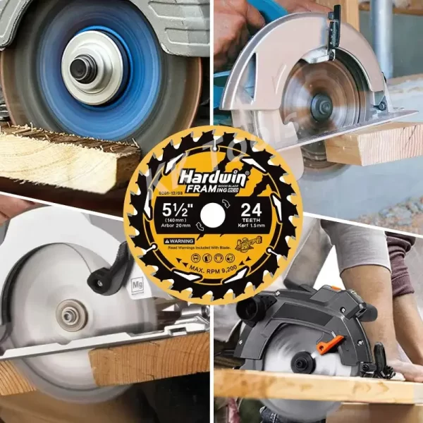 Carbide Circular Saw Blade Wheel Discs Wood Cutting Disc 110/125/132/140/150/165/185mm Woodworking Saw Blade with 18/24 Teeth - Image 21