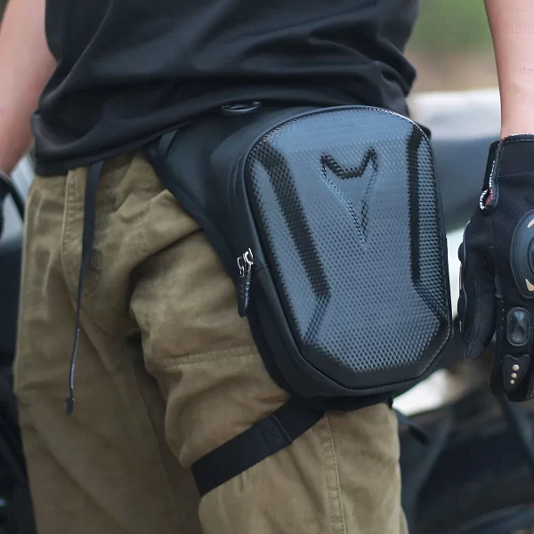 Motorcycle leg bag, waterproof rider waist bag