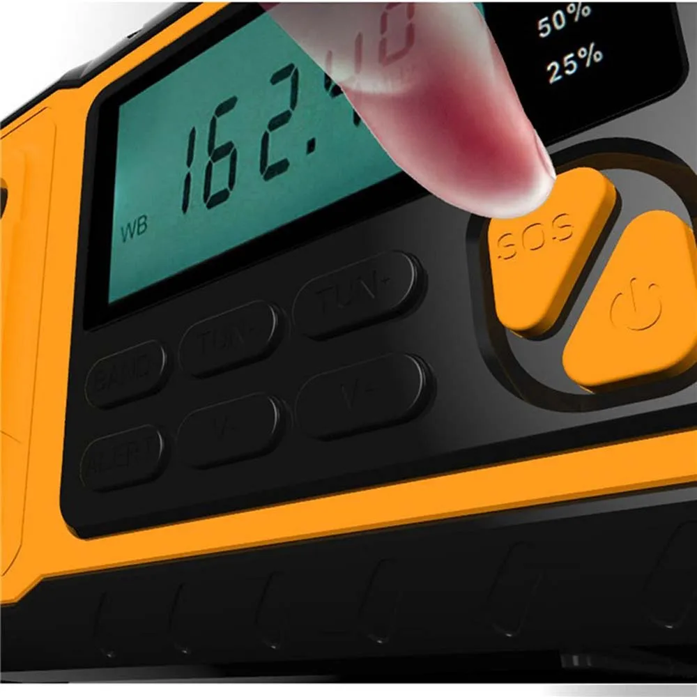 LOTOTG Portable Emergency Solar Power Radio Hand Crank Charging AM/FM Weather Radio Led Reading Flashlight Bank Phone Charger - Image 19