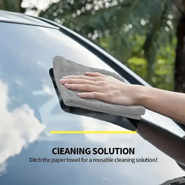 Thicken Microfiber Cleaning Cloths Lint Free Microfiber Cleaning Towel Cloths Reusable - Image 4