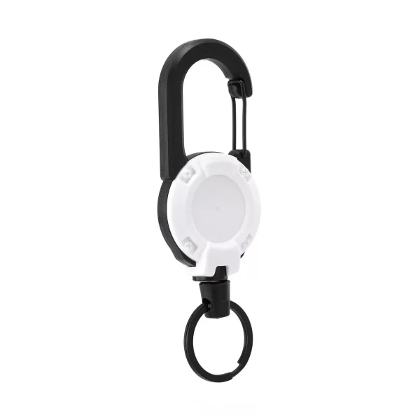 Retractable Heavy Duty Pull Reel Carabiner Key Chains Strong Steel Wire Rope - Image 7