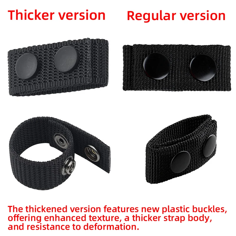 4Pcs Multi Functional Tactical Belt Double Nylon Buckle Portable Belts - Image 5