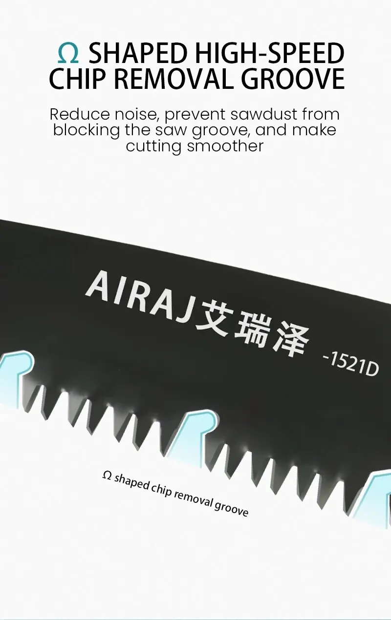 AIRAJ Woodworking Folding Saw Multifunction Cutting Wood Sharp - Image 15