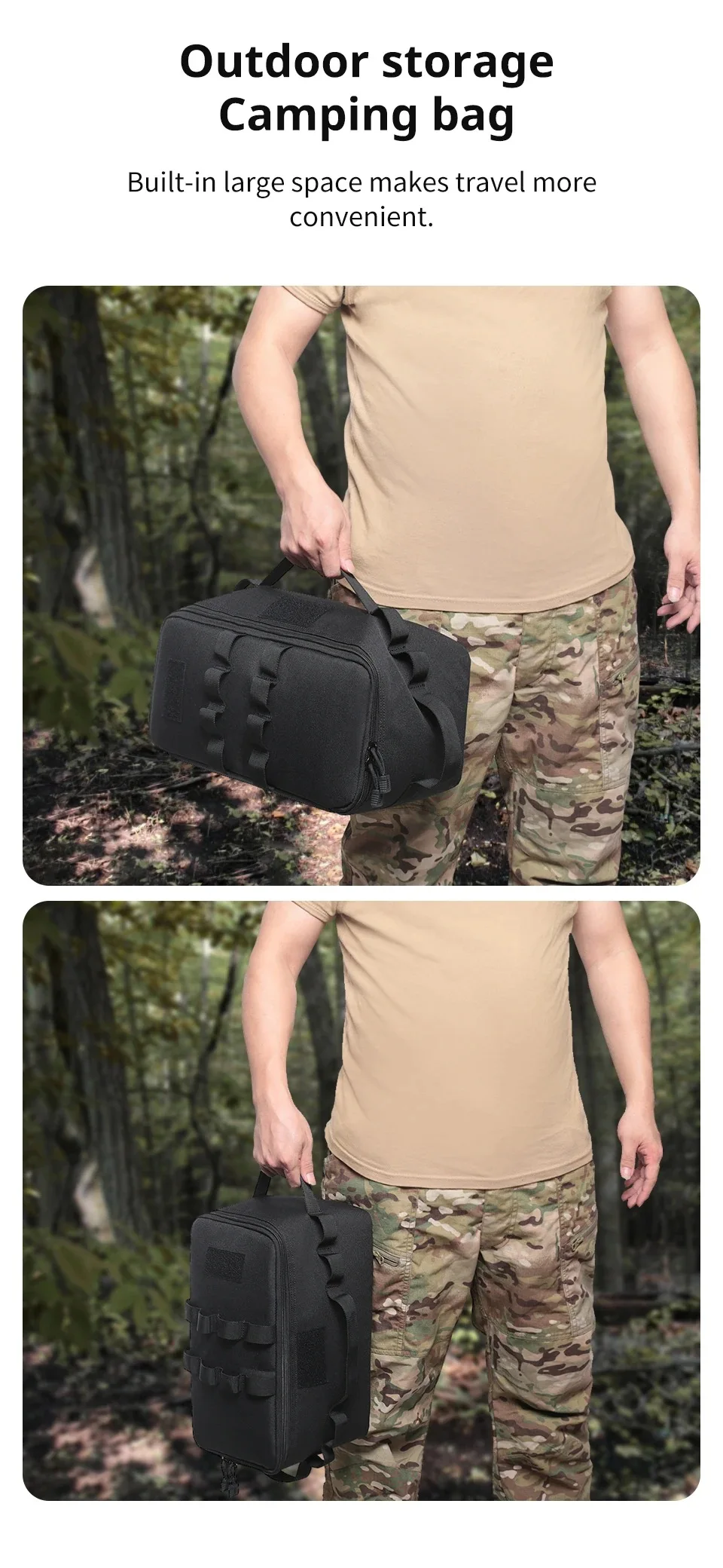 Outdoor Camping Gas Tank Storage Bag Large Capacity Ground Nail Tool Bag - Image 7