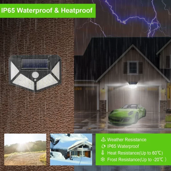 Multifunctional Solar Lamp Outdoor Garden Decoration Solar LED Light Waterproof with Motion Sensor - Image 15
